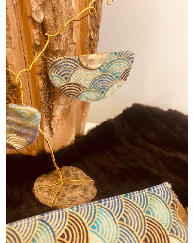 Conjunto Pulsera & Pendientes Aqua